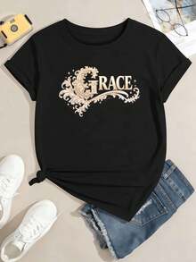 Women T-Shirts - Black - View 2