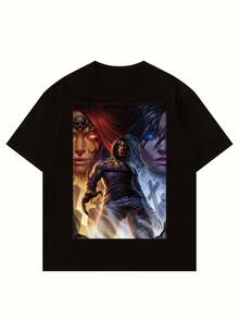 Women T-Shirts - Black - View 6
