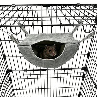 Võng cho động vật nhỏ, phụ kiện lồng đồ chơi võng phù hợp cho chuột hamster và thú cưng nhỏ.