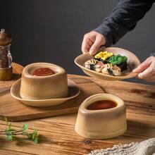 日式哑光陶瓷黄油碟，带盖，也可作蘸酱碗、调味碟、黄油保鲜盒使用，易于清洗 - 查看 8