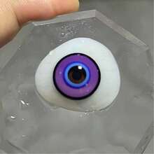 JeweLens 1對彩色Cosplay軟式隱形眼鏡 - 紫色 - 查看 2