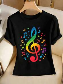 Women T-Shirts - Black - View 2