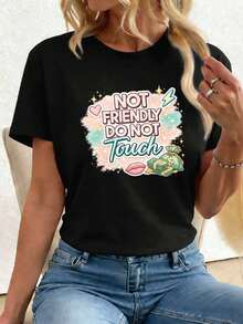 Women T-Shirts - Black - View 1