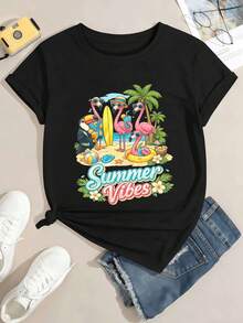 Women T-Shirts - Black - View 2