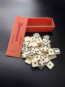 28pcs/Set Domino Tile Set, Fun Interactive Tabletop Game Suitable For Party And Outdoor Leisure Activities - Multicolor - View 4