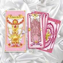 1 Set - Crocca - Crocca - Marca Sakura - Chica Mágica - Múltiples Rotaciones - Mercancía de Anime - Cartas de Adivinación - Regalo de Vacaciones/Cumpleaños - Regalo de Halloween - Regalo de Navidad - Regalo - Juguete - Juego - Multicolor - Ver 5