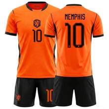 2026 USA-Canada-Mexico No.4 Van Dijk Jersey; Depay Netherlands Home Orange No.21 De Jong World Cup Soccer Jersey - 2026荷蘭主場球衣-10號 - 查看 2