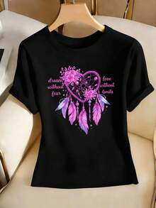 Women T-Shirts - Black - View 2