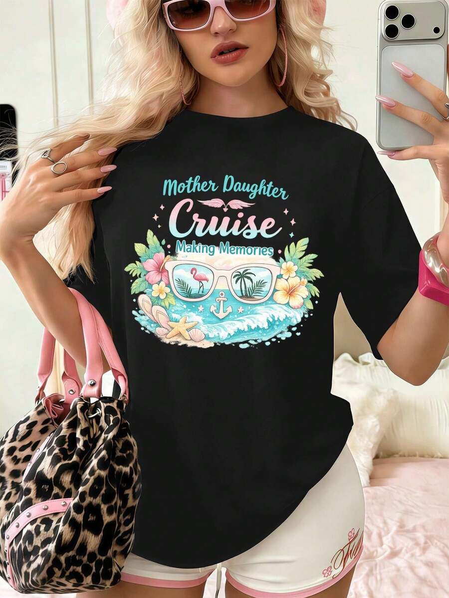 Women T-Shirts - Black - View 1