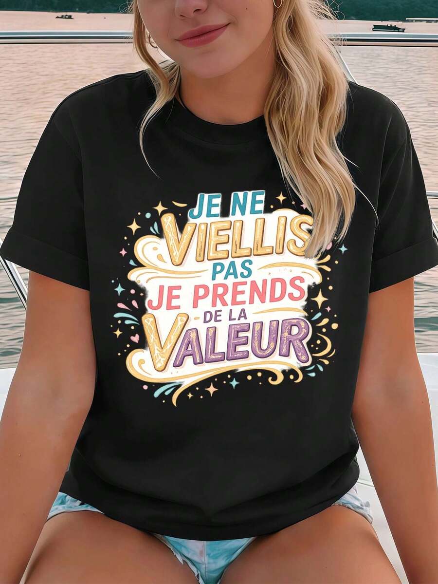 Women T-Shirts - Black - View 1