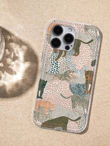 Funda transparente con estampado de leopardo y bloques de color retro compatible con Apple 13/15/Apple 16/Apple 17pro/Apple 17/14/Apple 17/15pro/15 Plus/15 Promax/7plus/8plus/X/Xs Max/Xr/11pro/12pro/Apple 13pro/14pro/12mini/Apple 13mini/11promax/12promax/Apple 13promax/14promax/14plus/Apple 17pro Max/Apple 17Air/6/6s Plus/7/8/Apple 16Pro/Apple 16plus/Apple 16promax/Se2/Apple 17promax y compatible con Samsung Galaxy/A54/A14/A12/AApple 13/A15/A32/A33/A24/A52S/S20/S21/S22/S23/S24/S23Plus/S24ultra/S25/A15/A33/A23/A07 - transparente - Ver 3