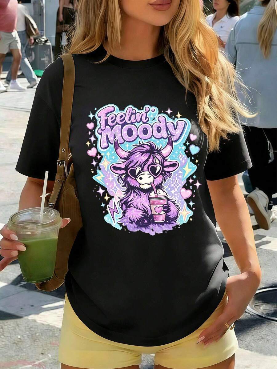Women T-Shirts - Black - View 1