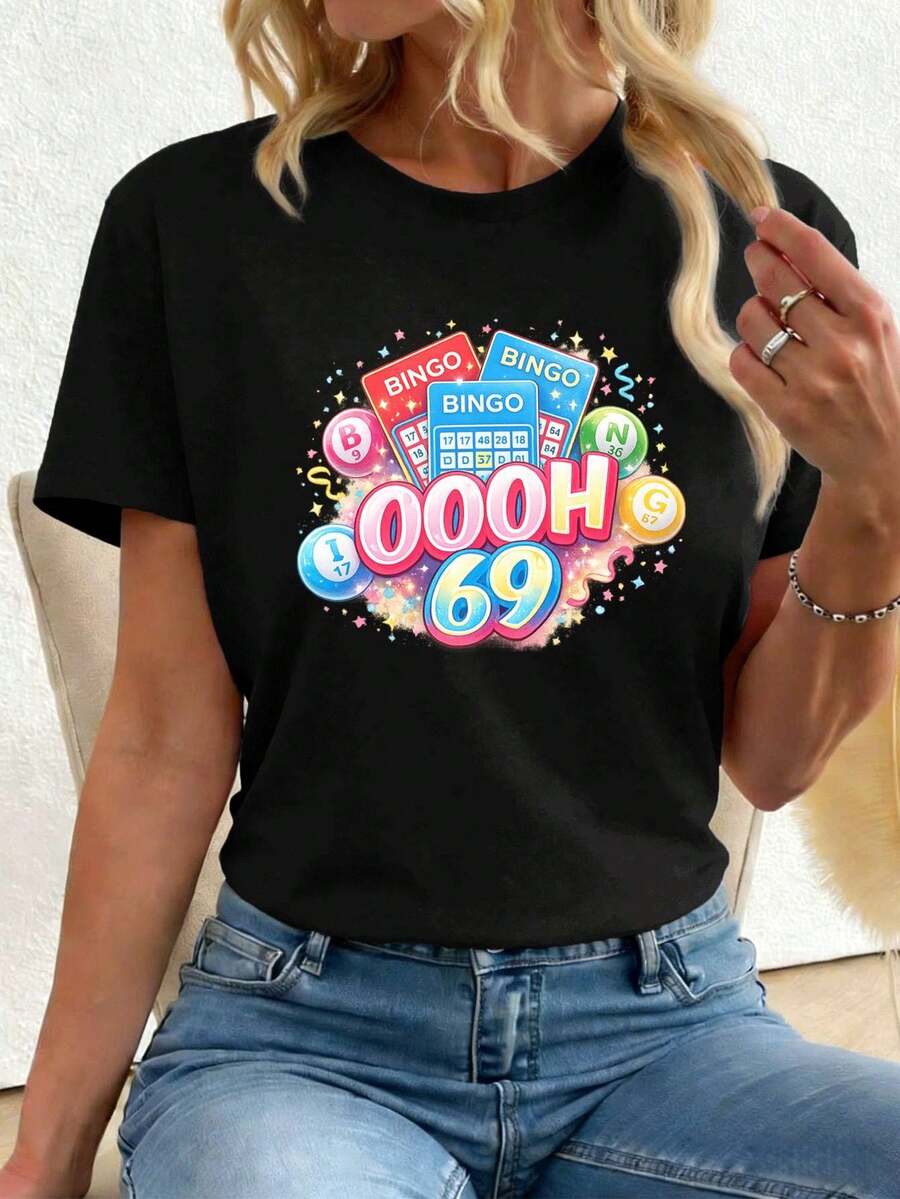 Women T-Shirts - Black - View 1
