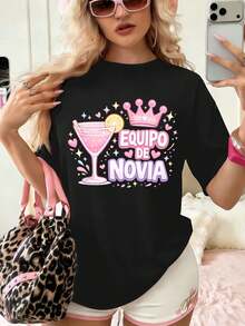 Women T-Shirts - Black - View 1