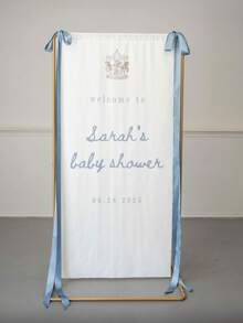 Customized Wedding Welcome Sign, Personalized Fabric Welcome Banner For Wedding Backdrop, Bridal Shower Name Sign, Personalized Party Decor, Anniversary Gift - Multicolor - View 4