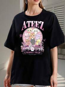Women T-Shirts - Black - View 8