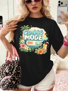 Women T-Shirts - Black - View 1