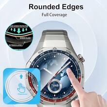 4pcs/Set Easy Installation Tempered Glass Screen Protector, Suitable For Huawei Watch GT5/GT5Pro/GT6/GT6Pro (41mm/42mm/46mm), Transparent Screen Protection, Comes With Positioning Installation Frame, Auto-Alignment For One-Key Installation, Effectively Protects Watch Screen. - Multicolor - View 6