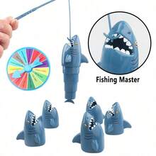 Fishing Battle Master Interactive Parent-Child Shark Tabletop Game Toy, Children's Educational Board Game, Baby Birthday Gift - Multicolor - View 10