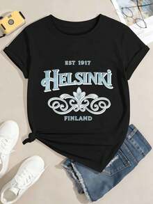 Women T-Shirts - Black - View 2
