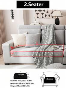 1 tấm bọc ghế sofa co giãn, chống trượt, phủ toàn bộ bề mặt, dùng được cả bốn mùa, chất liệu vải dày dặn, có thể giặt máy, chống bụi, thân thiện với thú cưng, có thể điều chỉnh kích thước phù hợp cho phòng ngủ, văn phòng, phòng khách, ghế sofa hình chữ L và ghế sofa 1/2/3/4 chỗ ngồi. - Màu Xám nhạt - Xem 18