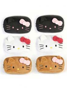 SANRIO Hello Kitty毛绒铅笔盒 - 可爱柔软的化妆包和文具袋，适合女孩 - 毛絨款 - 查看 14
