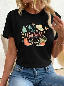 Women T-Shirts - Black - View 1