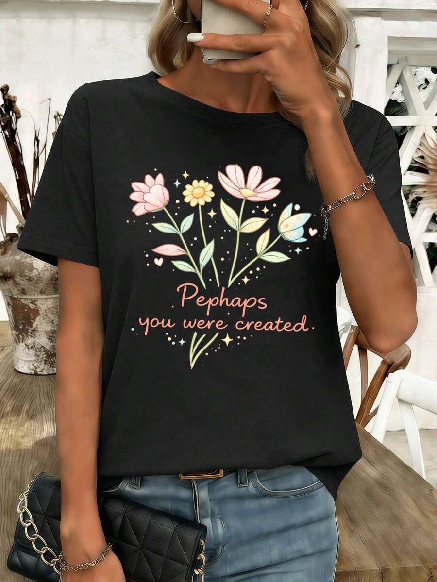 Women T-Shirts - Black - View 1
