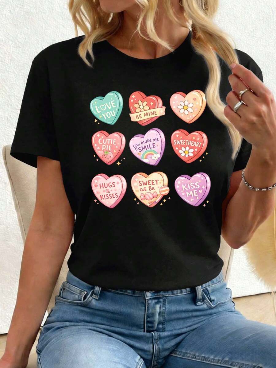 Women T-Shirts - Black - View 1