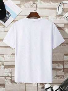 Camisetas con estampado de robot de anime Robloxs, camiseta divertida, camisetas gráficas, camisetas de cuello redondo de manga corta, ropa de mujer, camisetas estilo Harajuku, camisetas, tops de verano - Blanco - Ver 2