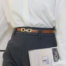 1pc Adjustable Elastic Waist Belt, Suitable For Summer, Autumn, Daily And Outdoor Use - Black - View 5