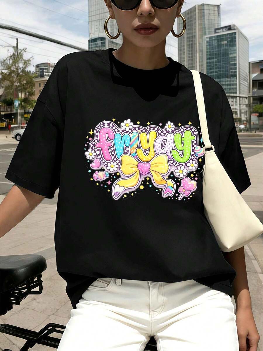 Women T-Shirts - Black - View 1