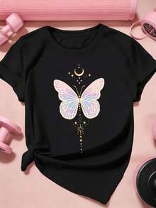 Women T-Shirts - Black - View 2
