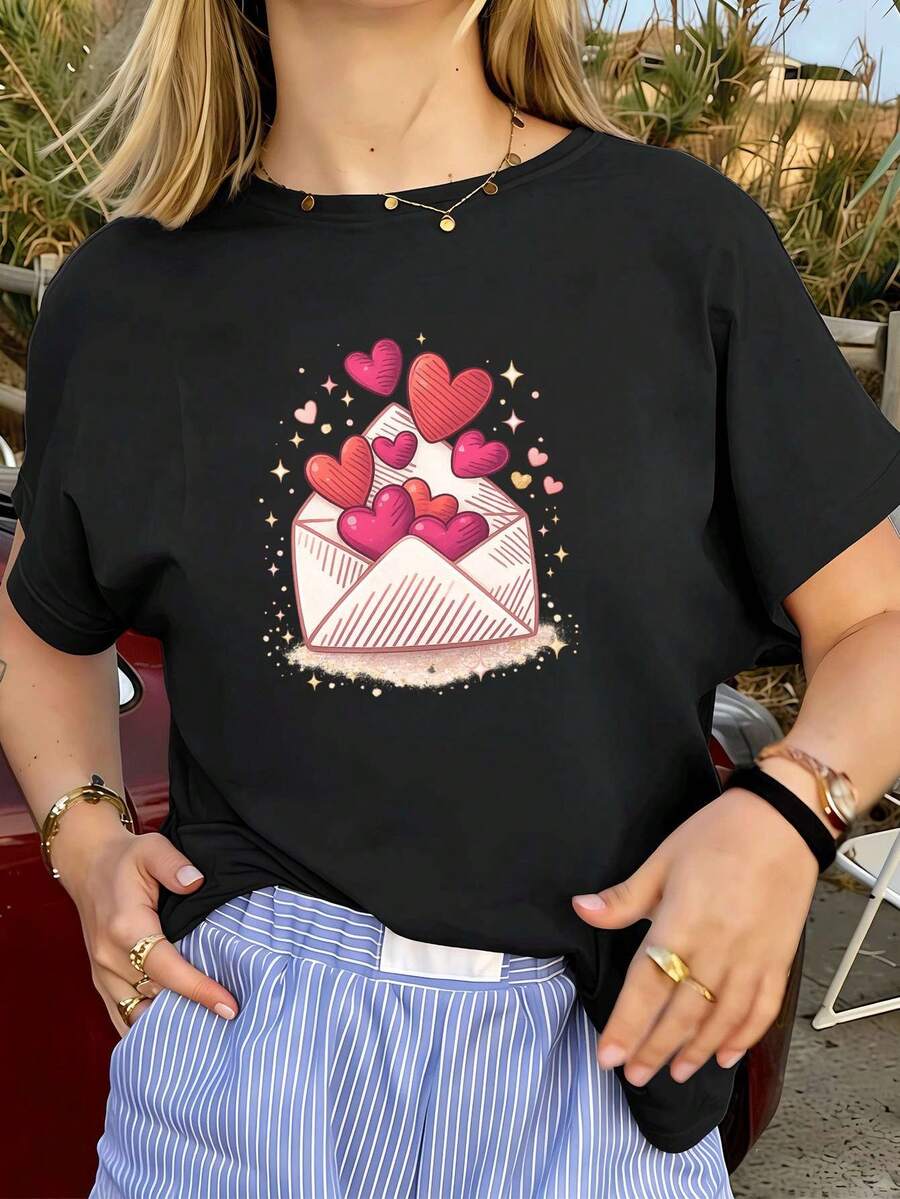 Women T-Shirts - Black - View 1