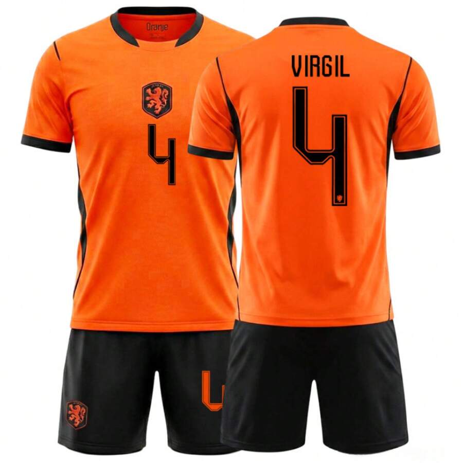 2026 USA-Canada-Mexico No.4 Van Dijk Jersey; Depay Netherlands Home Orange No.21 De Jong World Cup Soccer Jersey - 2026荷蘭主場球衣-10號 - 查看 1