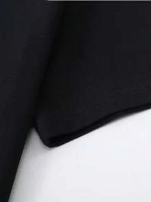 Dam-T-shirts - Svart - Visa 5