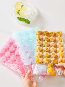 1pc Honeycomb 3D Ice Cube Mold, Reusable Silicone Ice Tray, Suitable For Whiskey, Cocktails, Juice, Etc., Perfect Choice For Halloween, Christmas And Celebrations, Home Ice Making Mold Small Item, Ice Cube Mold, Ice Tray, Summer Popsicle Mold, Kitchen Accessories, Reusable, Suitable For Refrigerator, Juice, Kitchen Accessories Ice Tray (33/37 Grid Ice Tray And Ice Bag) - Random Style - View 11