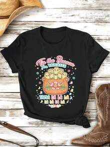 Women T-Shirts - Black - View 2