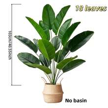 Cây chuối nhân tạo cao 67cm-114cm, kiểu dáng Bắc Âu, cây xanh giả, thích hợp trang trí trong nhà/ngoài trời, phòng khách, lối vào, văn phòng, sân vườn, cây cọ nhân tạo không cần bảo dưỡng, chất liệu nhựa bền cao cấp, trang trí nhà cửa, biệt thự, nhà nghỉ, trang trí đám cưới - Không bao gồm chậu trồng cây. - màu xanh lá - Xem 17