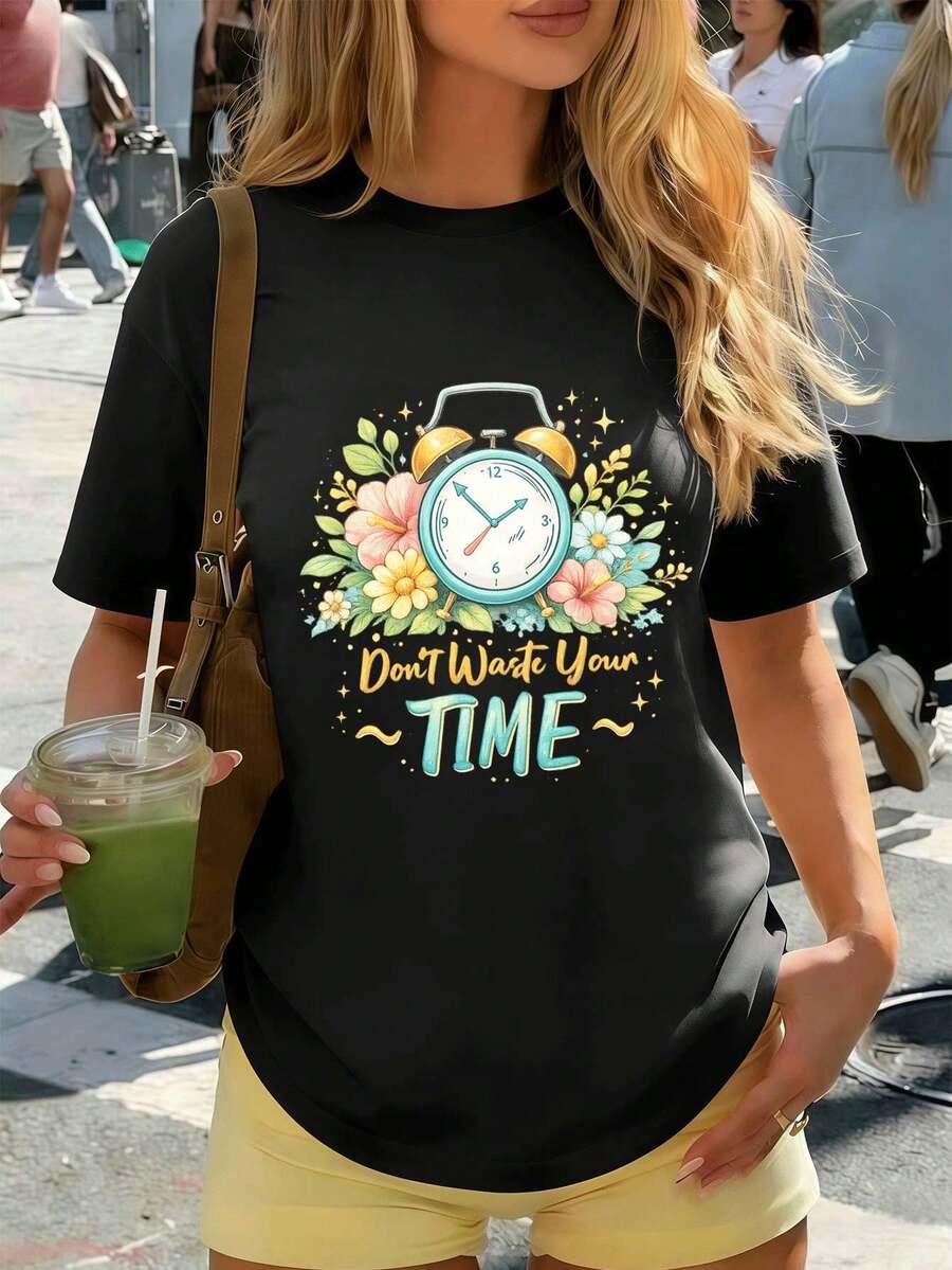Women T-Shirts - Black - View 1