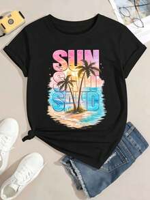 Women T-Shirts - Black - View 2