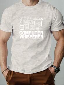 T-shirts pour hommes - 1 chemise à manches courtes en pur coton - Voir 8