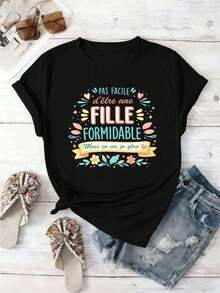 Women T-Shirts - Black - View 2