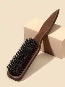 4pcs Smooth Wooden Hair Styling Comb Set, Suitable For Sleek Ponytail, Flyaway Control, Hairline Shaping, Backcombing And Volumizing. Wide-Tooth Comb Head Facilitates Sectioning And Parting. Applicable For Salon, Beauty Parlor, Travel, Back-To-School, Vacation And More. Women's Hair Accessory Set Includes Comb, Brush, Edge Comb, Detangling Comb - Multicolor - View 6