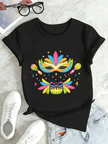 Women T-Shirts - Black - View 2