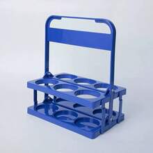 1pc 4/6 Slot Foldable Beverage & Beer Bottle Rack, Portable Drink Holder Caddy, Costco Cup Tray, Also Suitable As Wine Rack, Beer Bottle Storage Bin, Coffee & Milk Tea Carrier, For Daily Use And Party Supplies - Multicolor - View 17