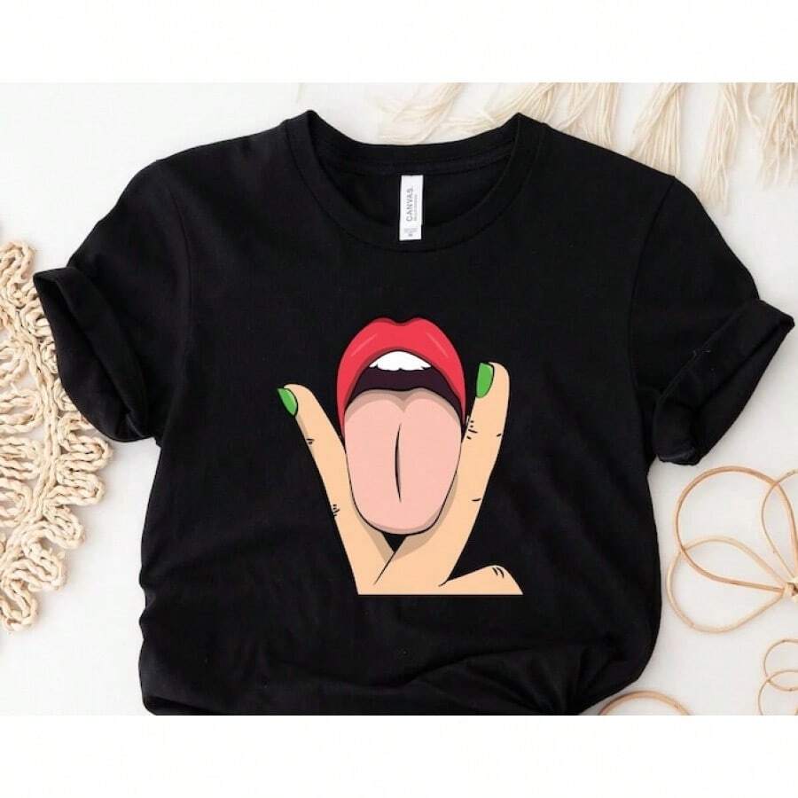 Women T-Shirts - Black - View 1