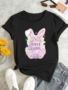 Women T-Shirts - Black - View 2
