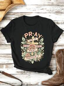 Women T-Shirts - Black - View 2