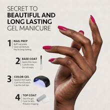 Brand GUIBOFU 1pc No.059 Gel Nail Polish - Rose Red - View 6